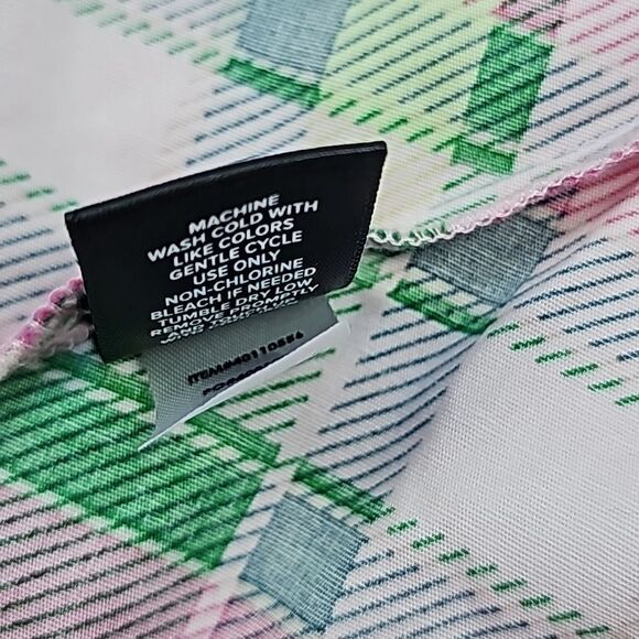 Torrid Mini Poplin Tiered Ruffle Strap Dress Plaid Green Pink NWT Plus 1X 14-16‎ - Picture 11 of 11